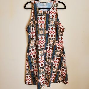 Pattern summer dress xl
